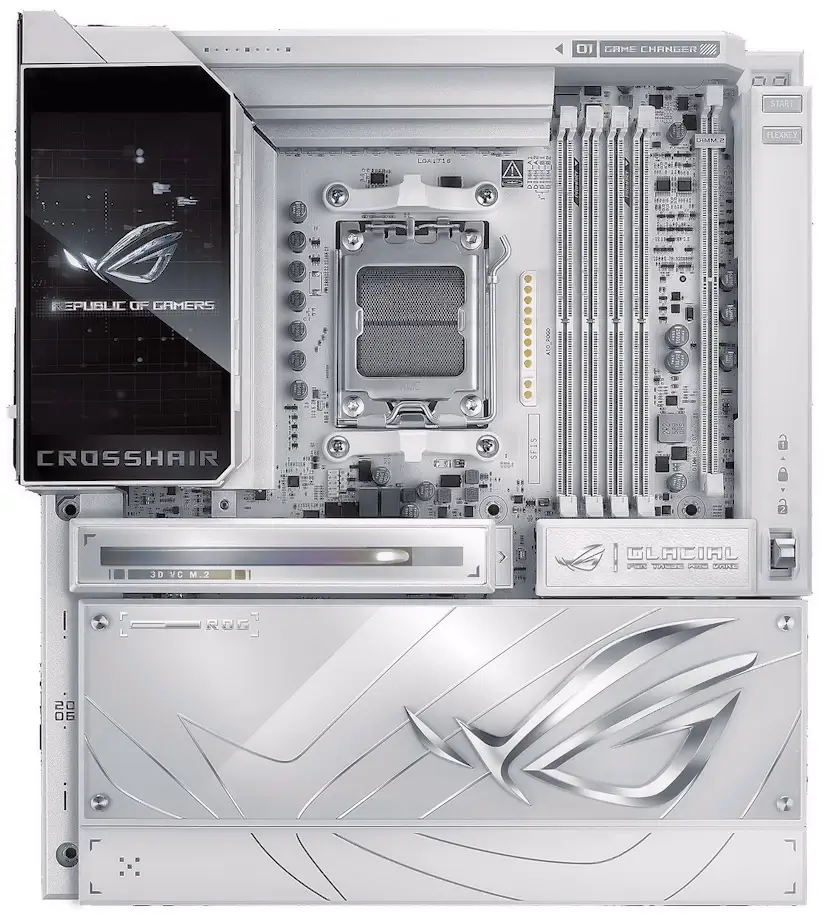 Montaje Placa Base ASUS ROG CROSSHAIR X870E GLACIAL Los Molinos Informático Los Molinos - Montaje Placa Base ASUS ROG CROSSHAIR X870E GLACIAL Los Molinos