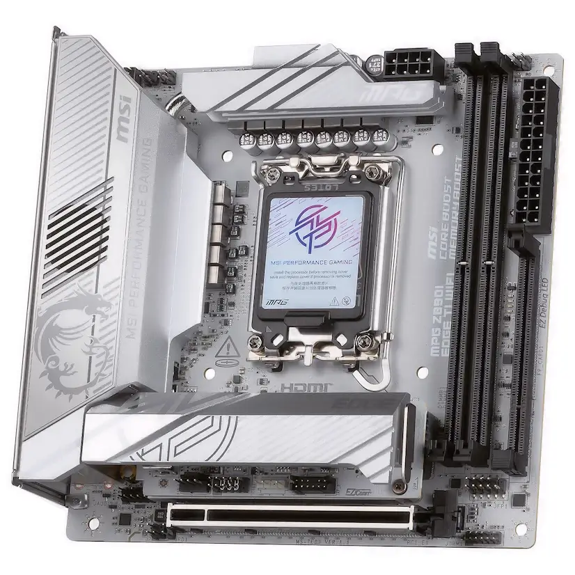 Montaje Placa Base MSI MPG Z890I EDGE TI WIFI Gaming PC Los Molinos Montaje Placa Base MSI MPG Z890I EDGE TI WIFI Gaming PC Los Molinos